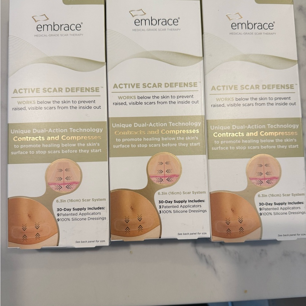 Embrace Active Scar Defense 3-Pack XL